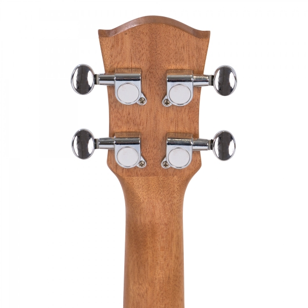 Cascha Premium Mahagoni Konzert-Ukulele Bundle - inkl. Gigbag, 3 Plektren, Stimmgerät und Lernheft