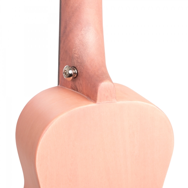 Cascha Sopren Ukulelen-Bundle -  Pink - inkl. Gigbag, Stimmgerät, 3 Plektren & Ukulelenschule
