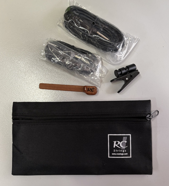 RC Tonabnehmer für Konzertgitarre - Befestigung am Knüpfsteg ohne Bohren