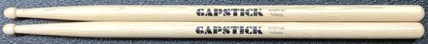 GAPSTICK Custom - Wood Tip - American Hickory 1A-Qualität - natural - Länge: 370mm - sehr gut für Kinder geeignet