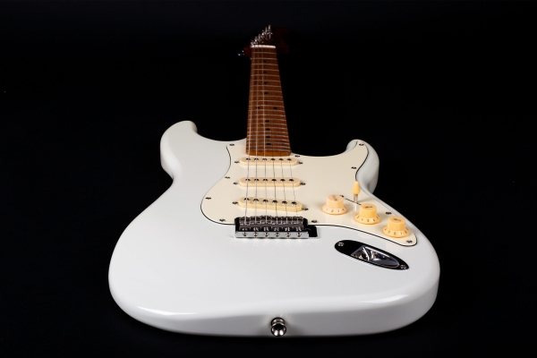 JET E-Gitarre JS-300 OW - weiß - Roasted Maple Neck