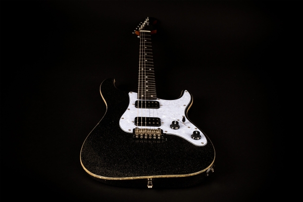 JET E-Gitarre JS-500 BLS - Black Sparkle - Locking Mechaniken