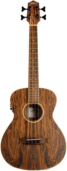 LANIKAI Mini Bass FB-EBU - Exotic Figured Bocote, inkl. Pickup & Gigbag
