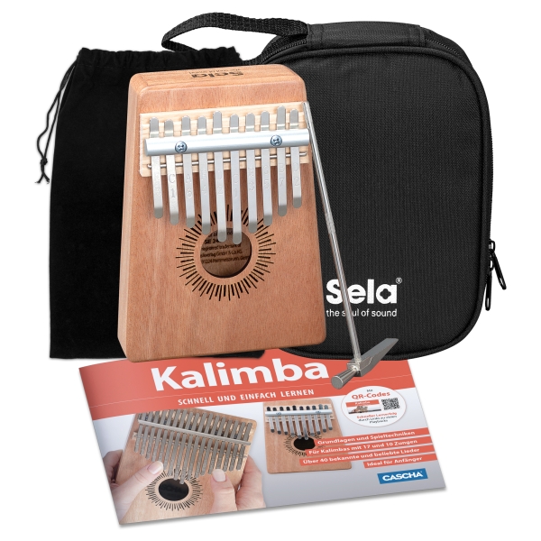 Sela Kalimba 10 Set - natur