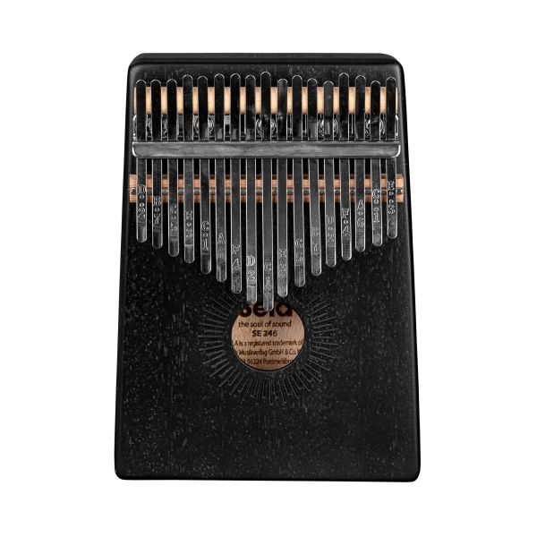 Sela Kalimba Mahagoni 17 Schwarz - inkl. Tasche