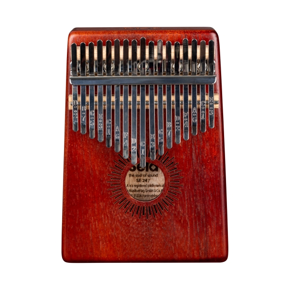 Sela Kalimba Mahagoni 17 Rot- inkl. Tasche