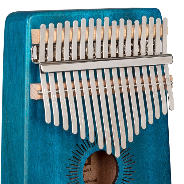 Sela Kalimba Mahagoni 17 Blau - inkl. Tasche