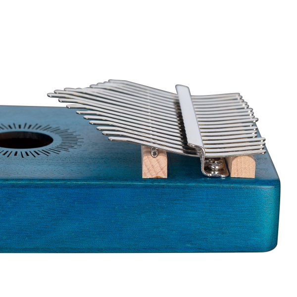 Sela Kalimba Mahagoni 17 Blau - inkl. Tasche