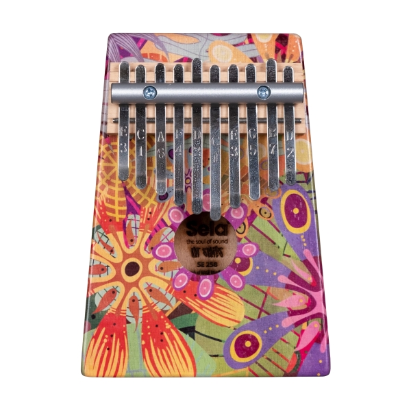 Art Series Kalimba 10 Flower Power - inkl. Tasche