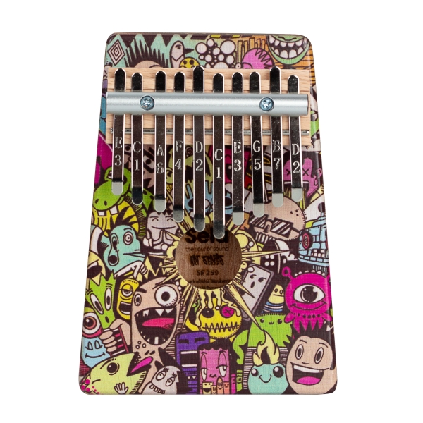 Art Series Kalimba 10 Little Monster - inkl.Tasche