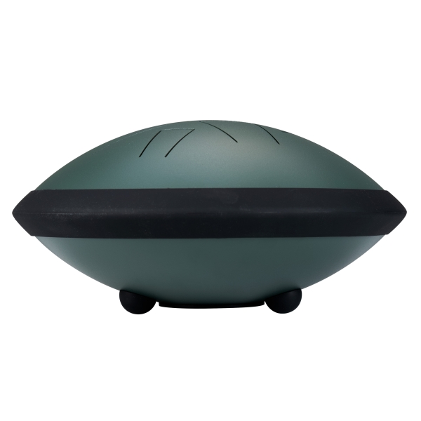 Sela Melody Tongue Drum 10“ C Golden Gate Dark Green - 8 Zungen
