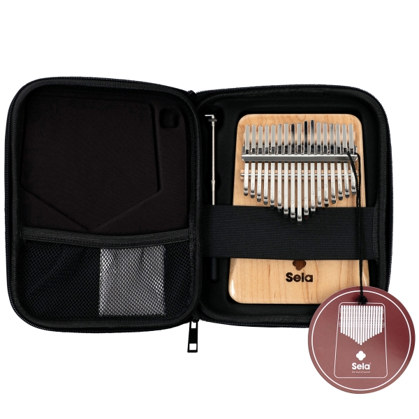 Sela Kalimba 17 Solid Maple (Ahorn) - inkl. Tasche