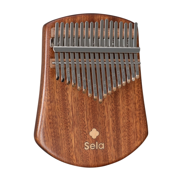 Sela Kalimba 17 Solid Sapelli - inkl. Tasche