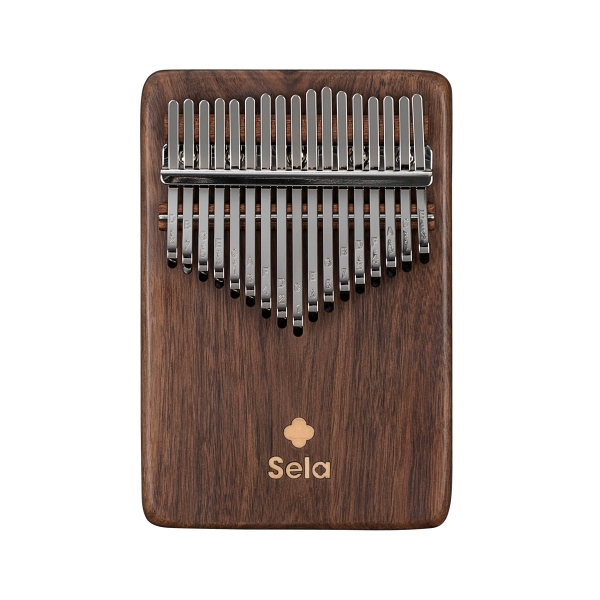 Sela Kalimba 17 Solid Black Walnut (Schwarze Walnuß) - inkl.Tasche