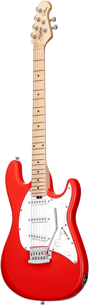 STERLING E-Gitarre - S.U.B. - Cutlass CT30SSS - Fiesta Red . by Music Man