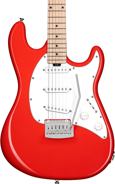 STERLING E-Gitarre - S.U.B. - Cutlass CT30SSS - Fiesta Red . by Music Man