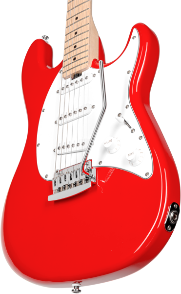STERLING E-Gitarre - S.U.B. - Cutlass CT30SSS - Fiesta Red . by Music Man