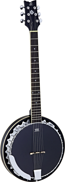 Ortega Gitarrenbanjo - OBJ350/6-SBK - inkl. Gigbag