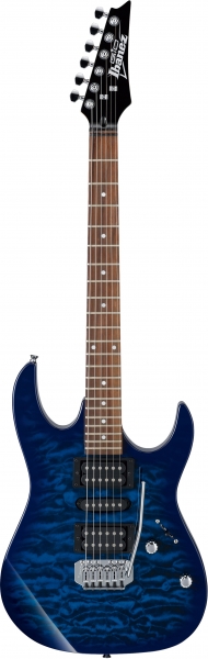 IBANEZ GIO E-Gitarre GRX70QA-TBB  - Transparent Blue Burst