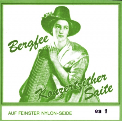 Bergfee Zithersaite Begleit c-4 - Nylon - für Harfen/Luftresonanz-Zither - verlängert