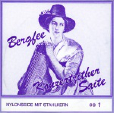 Bergfee Zithersaite Begleit f-3 - Stahlkern - verlängert - Harfen/Luftresonanz-Zither