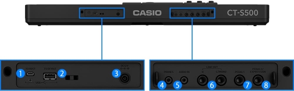 Casio Keyboard CTS-500 -