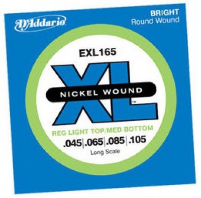 D`Addario E-Bass "Twin Pack"  EXL165TP / Stärke 045 - 105 / long scale