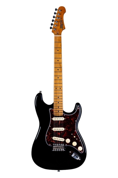 JET JS300 ELECTRIC GUITAR - BLACK - Roasted Maple Neck