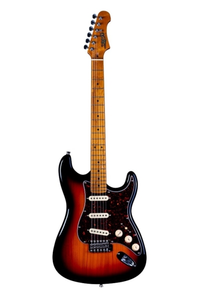 JET JS-300 SB - sunburst - roastet Maple Hals und Griffbrett