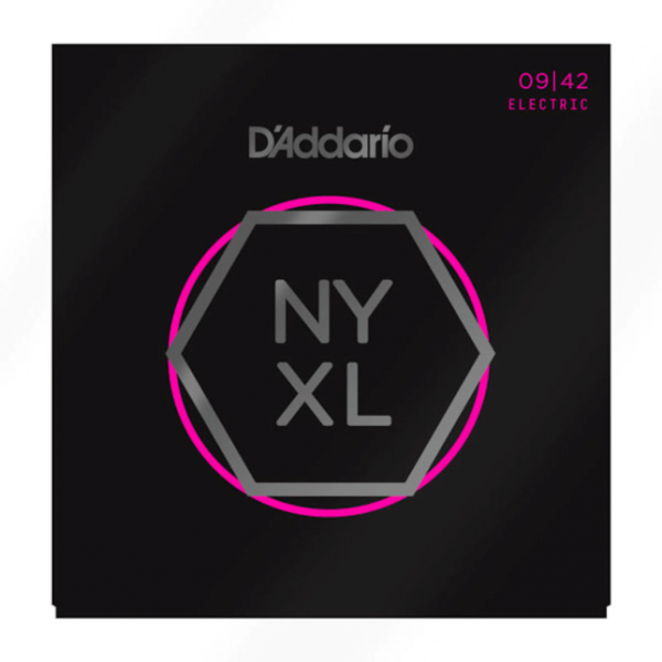 D`Addario NYXL0942 Nickel Wound, Super Light, 09-42