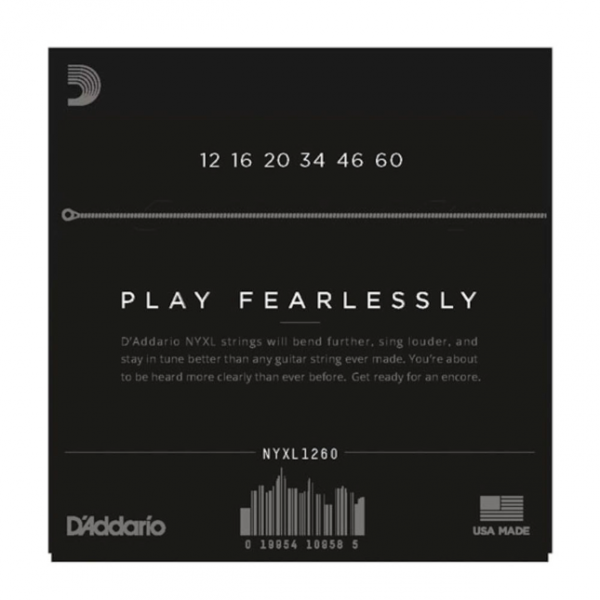 D`Addario NYXL1260 Nickel Wound, Extra Heavy, 12-60