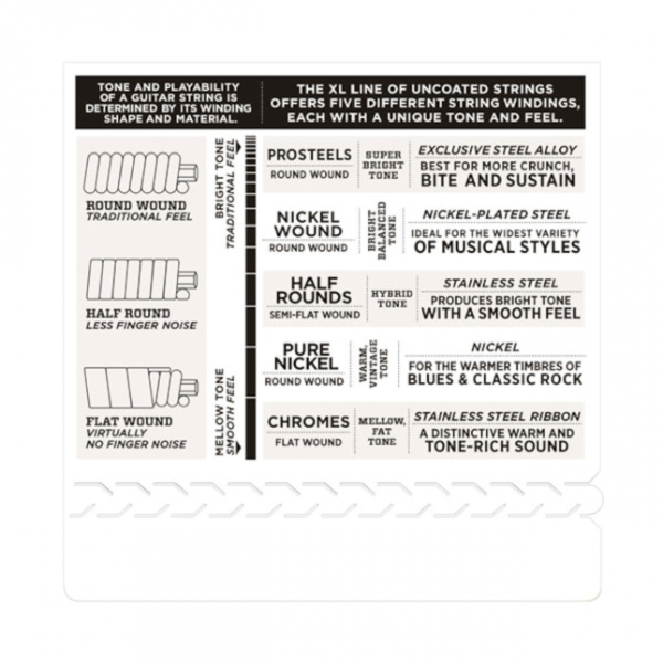 D`Addario EXL116 Nickel Wound, Medium Top/Heavy Bottom, 11-52