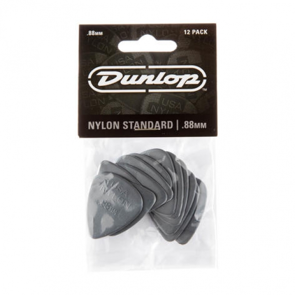 Dunlop Nylon Standard - Stärke 0.88mm - Player`s Pack - 12 Stück
