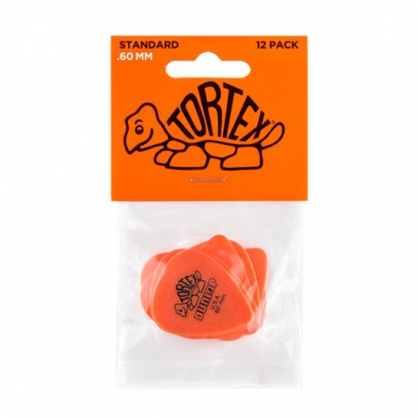 Dunlop Tortex - Stärke 0,60mm - Player`s Pack - 12 Stück