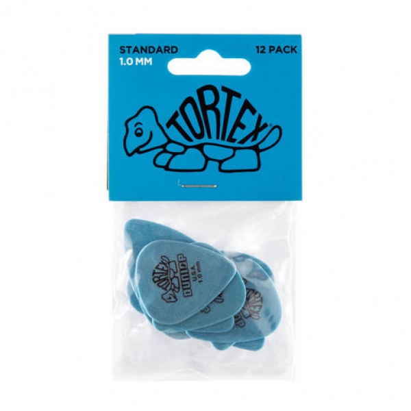 Dunlop Tortex Standard - Stärke 1,00mm - Player`s Pack - 12 Stück
