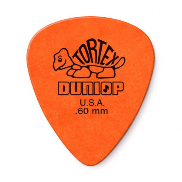 Dunlop Tortex - Stärke 0,60mm - Player`s Pack - 12 Stück