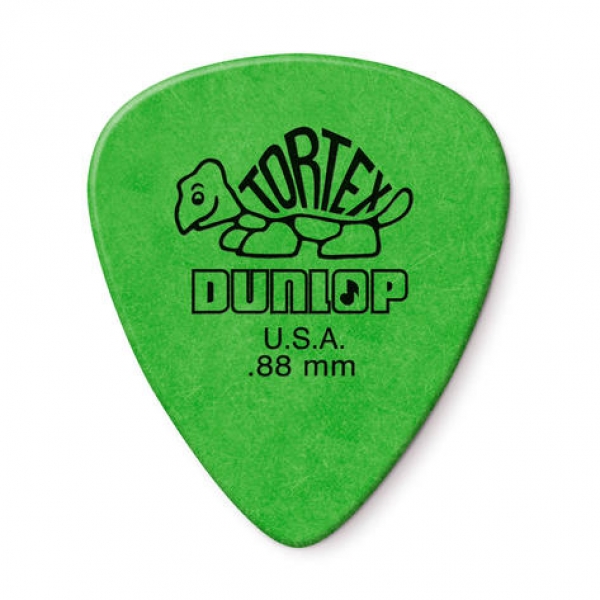 Dunlop Tortex Standard - Stärke 0,88mm, Player`s Pack - 12 Stück
