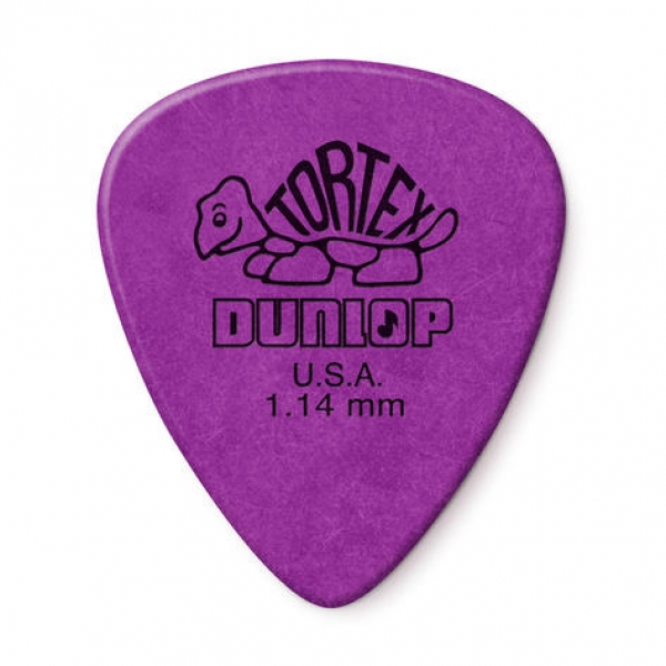 Dunlop Tortex Standard - Stärke 1,14mm - Player`s Pack - 12 Stück