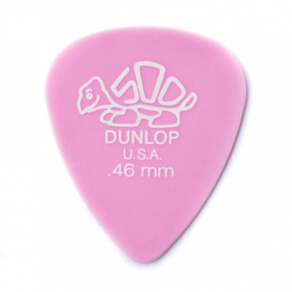 Dunlop Delrin 500 Standard - Stärke 0,46mm - Player`s Pack - 12 Stück