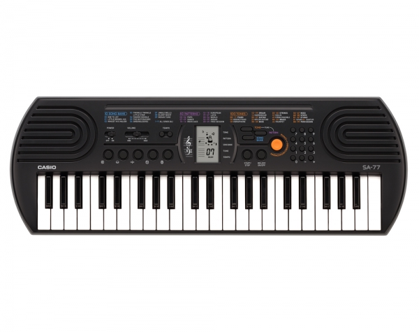 Casio Mini Keyboard SA-77 - 44 Tassten - 100 Sounds