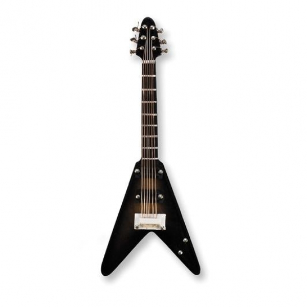 E-Gitarre - magnetisch - V-Form - schwarz