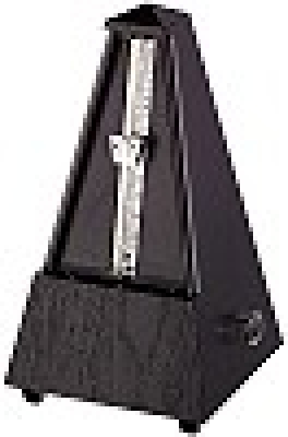 Wittner Metronom Kunststoffgehäuse -  ohne Glocke - Pyramidenform - schwarz